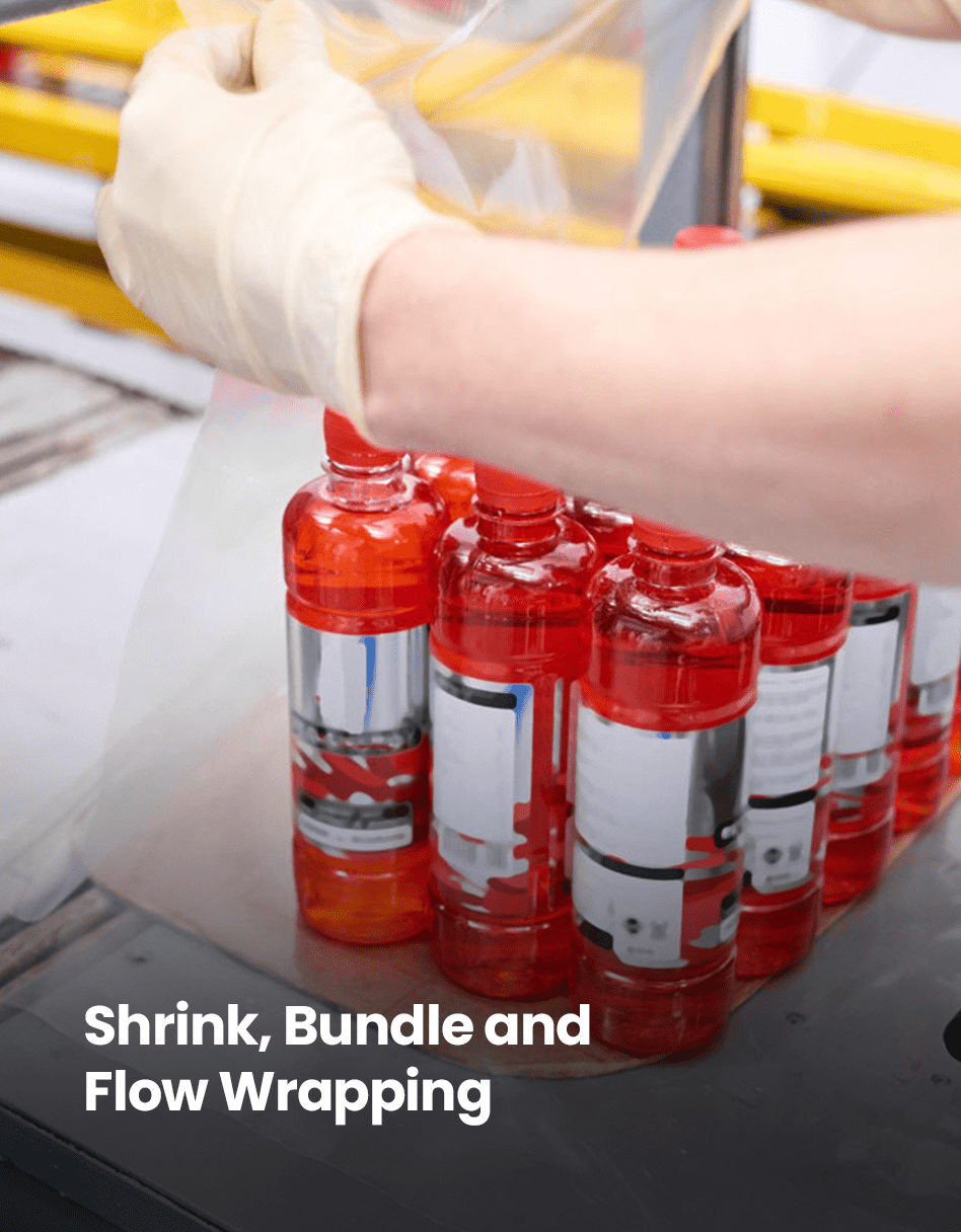 Shrink-Wrapping, Bundle Wrapping, Flow-Wrapping and Sleeving